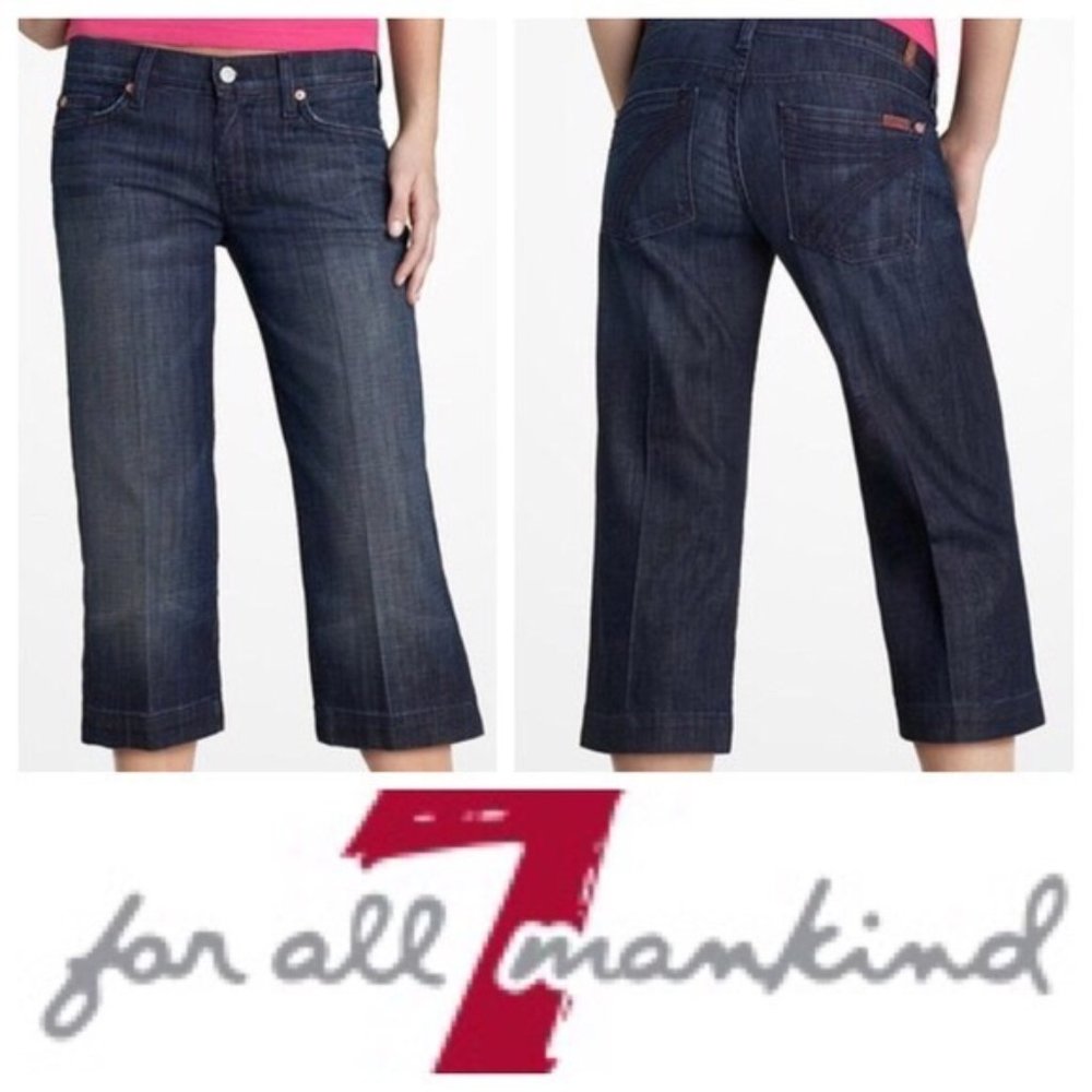 7 for all mankind crop dojo jeans (171) 👖💘